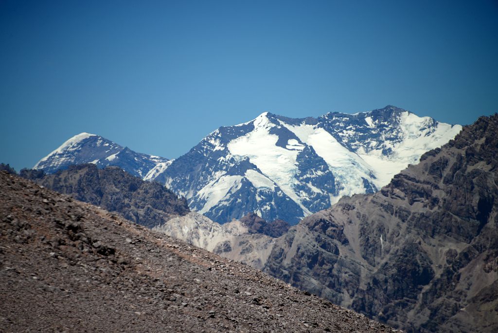 09 Nevado del Plomo And Nevado Juncal From The Aconcagua Descent Between Camp 2 Nido de Condores And Plaza de Mulas
